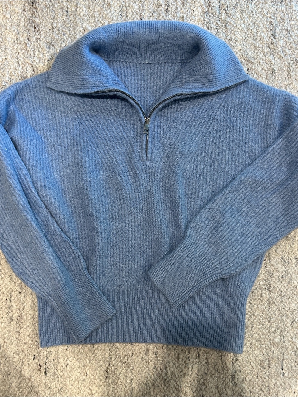 lululemon alpaca blend half zip sweater